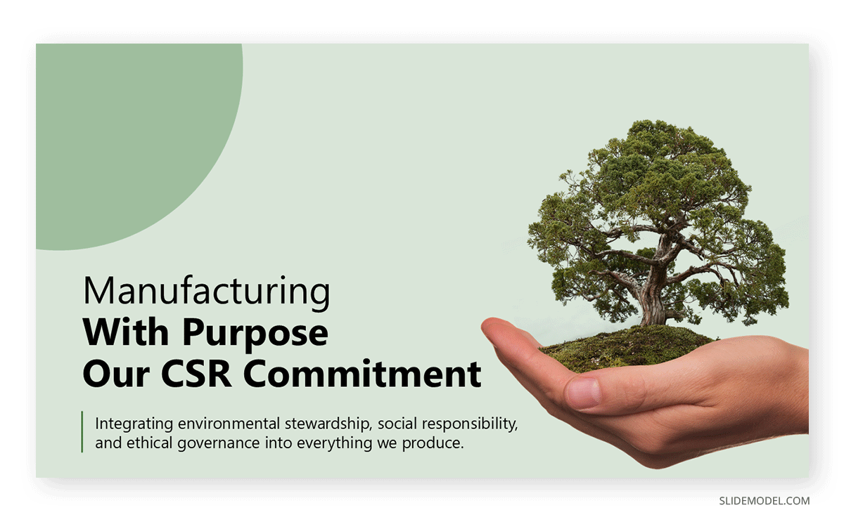 CSR presentation cover slide
