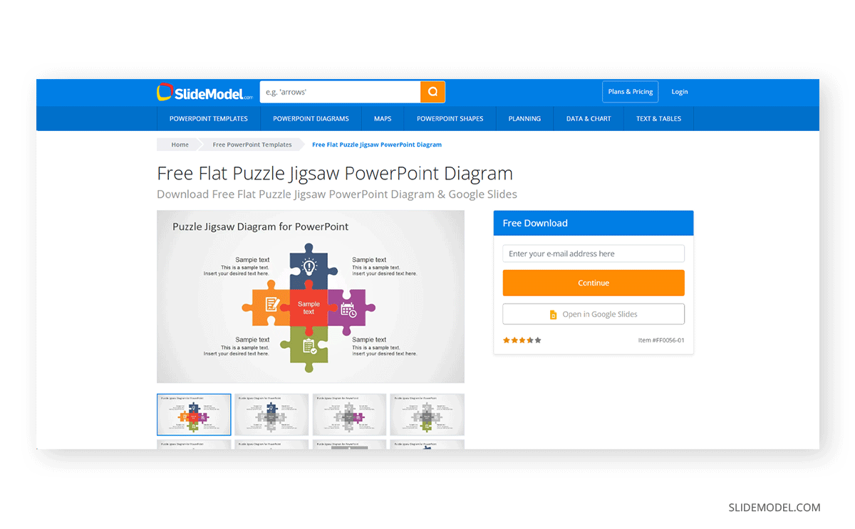 How to download a free SlideModel template for PowerPoint