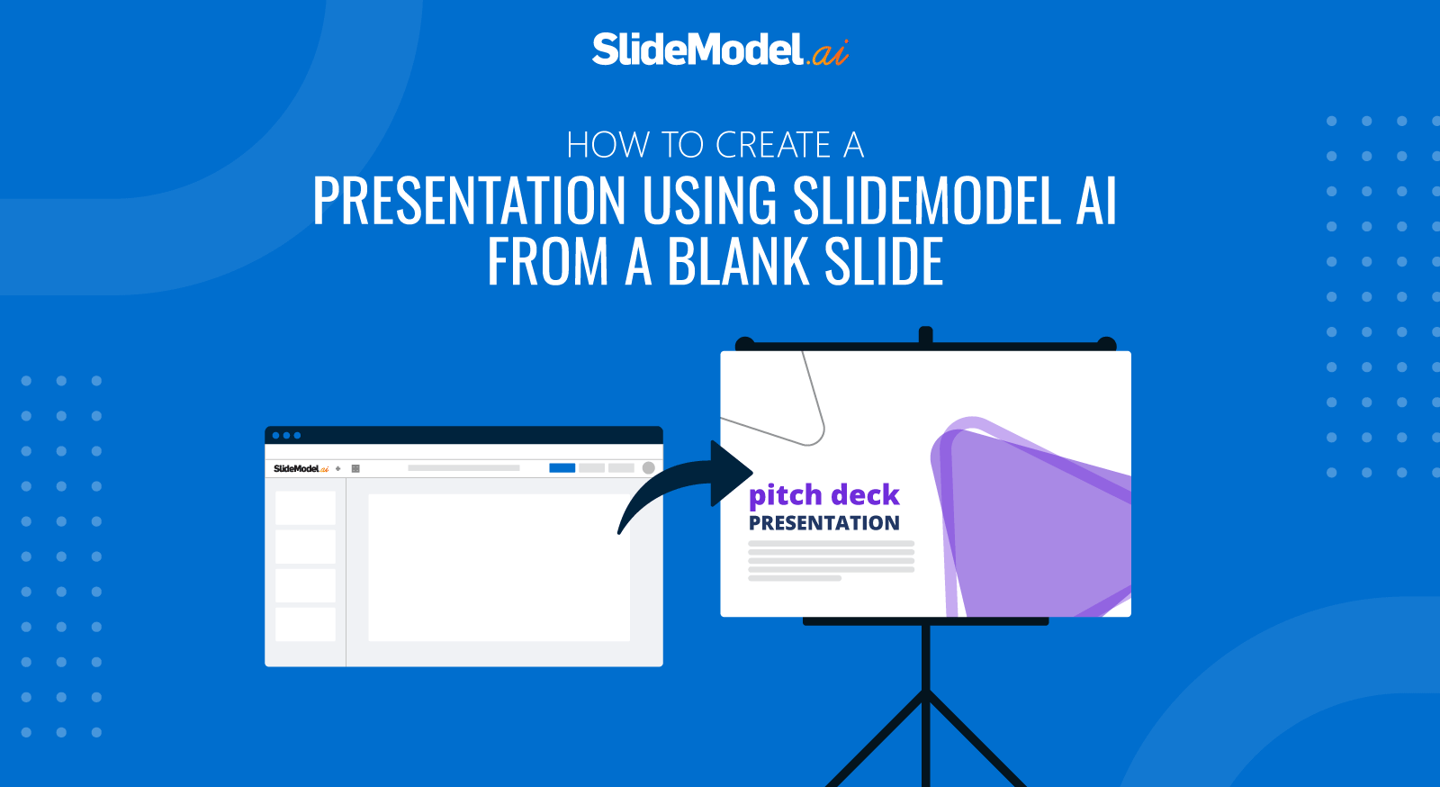 How to Create a Presentation Using SlideModel AI from a Blank Slide cover
