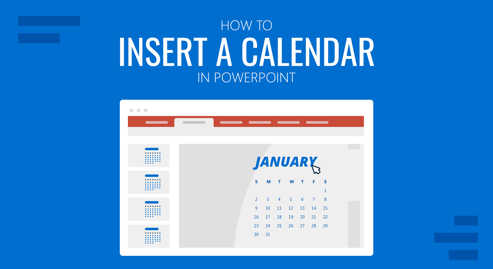 How To Insert a Calendar in PowerPoint Presentations