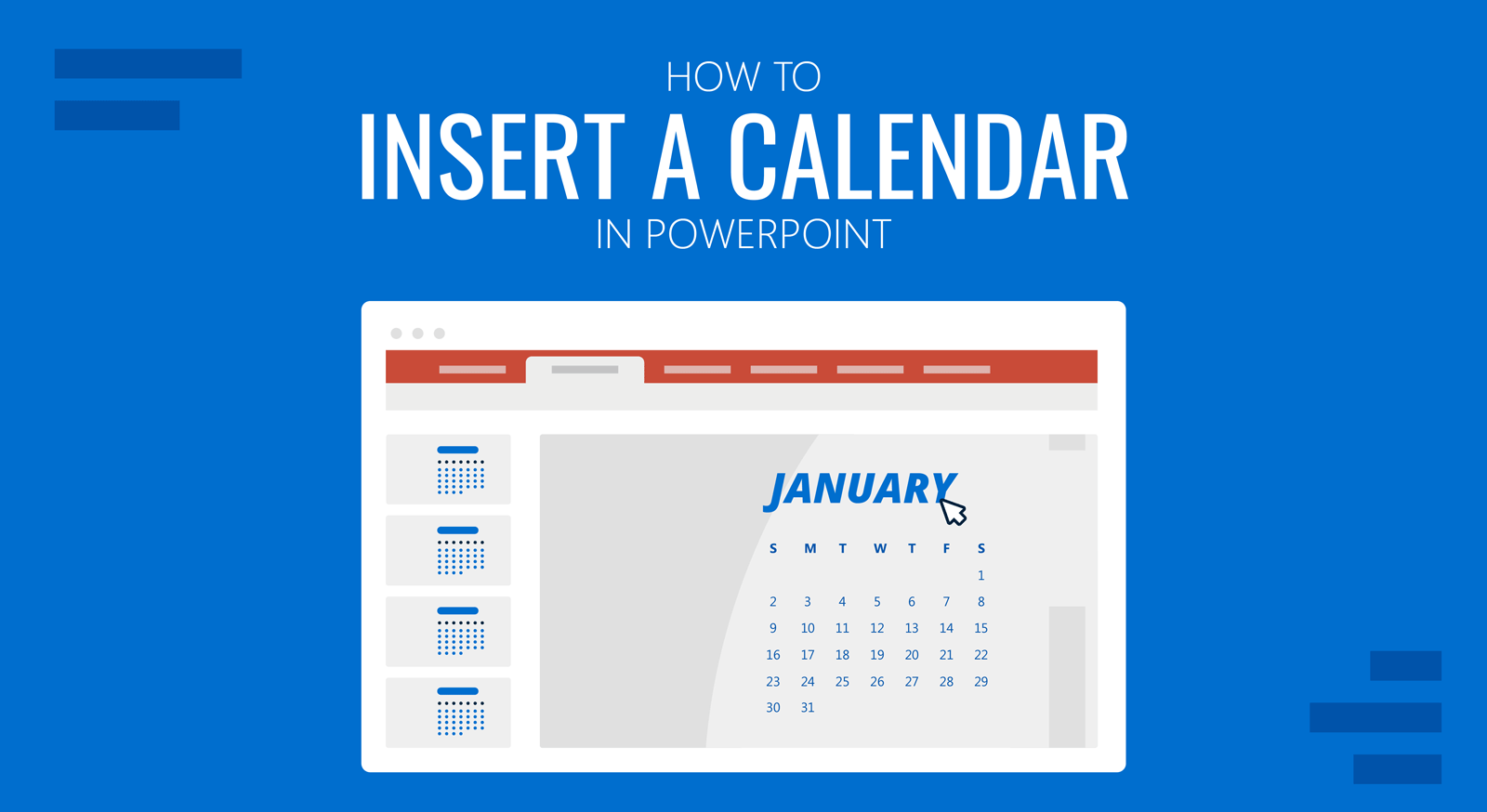 couverture pour savoir comment insérer un calendrier dans PowerPoint