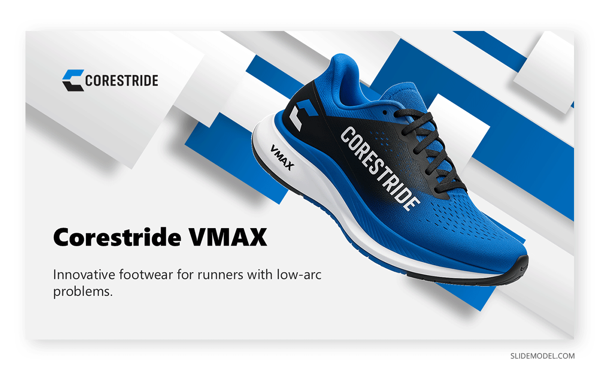Product launch presentation sample cover slide