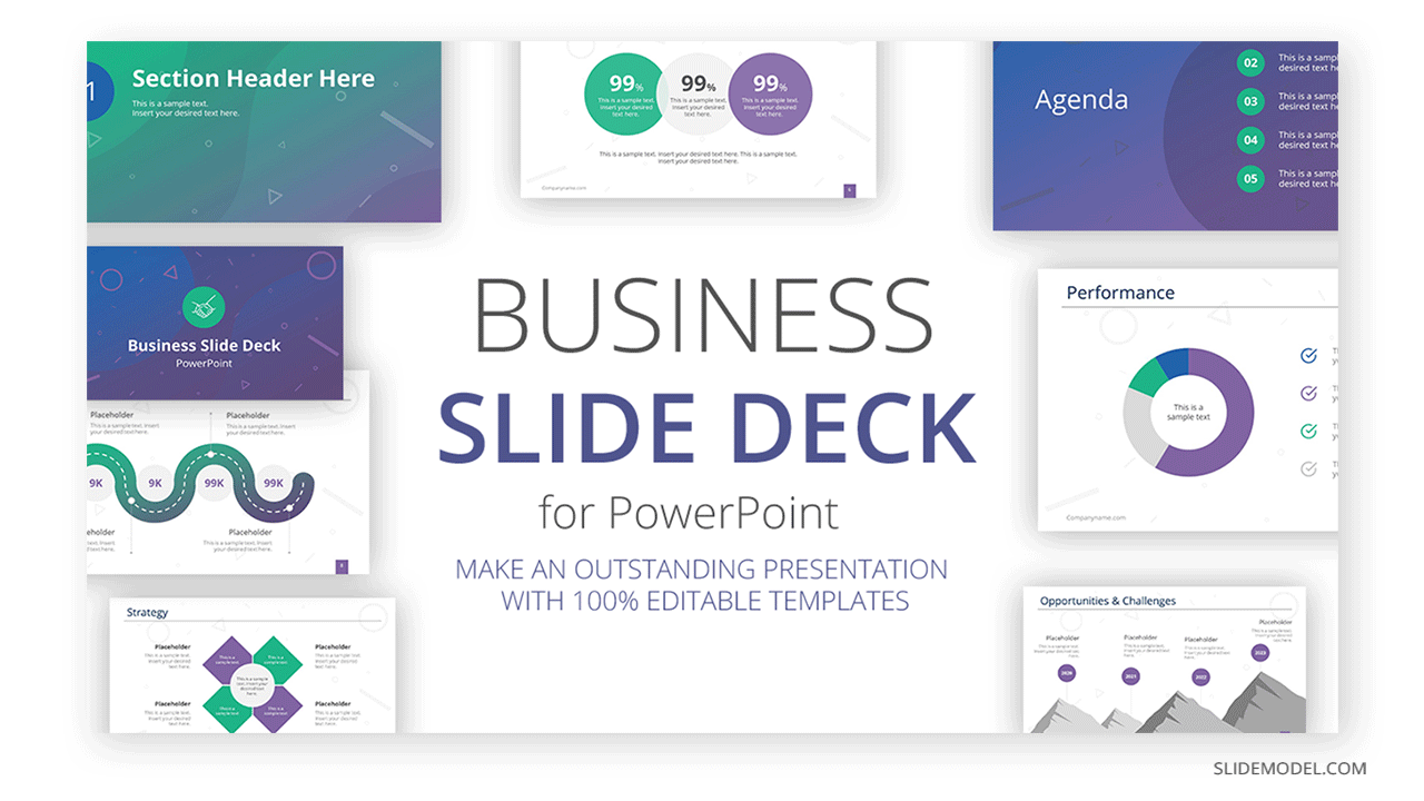 01 Slide Deck Template For Business Presentations 