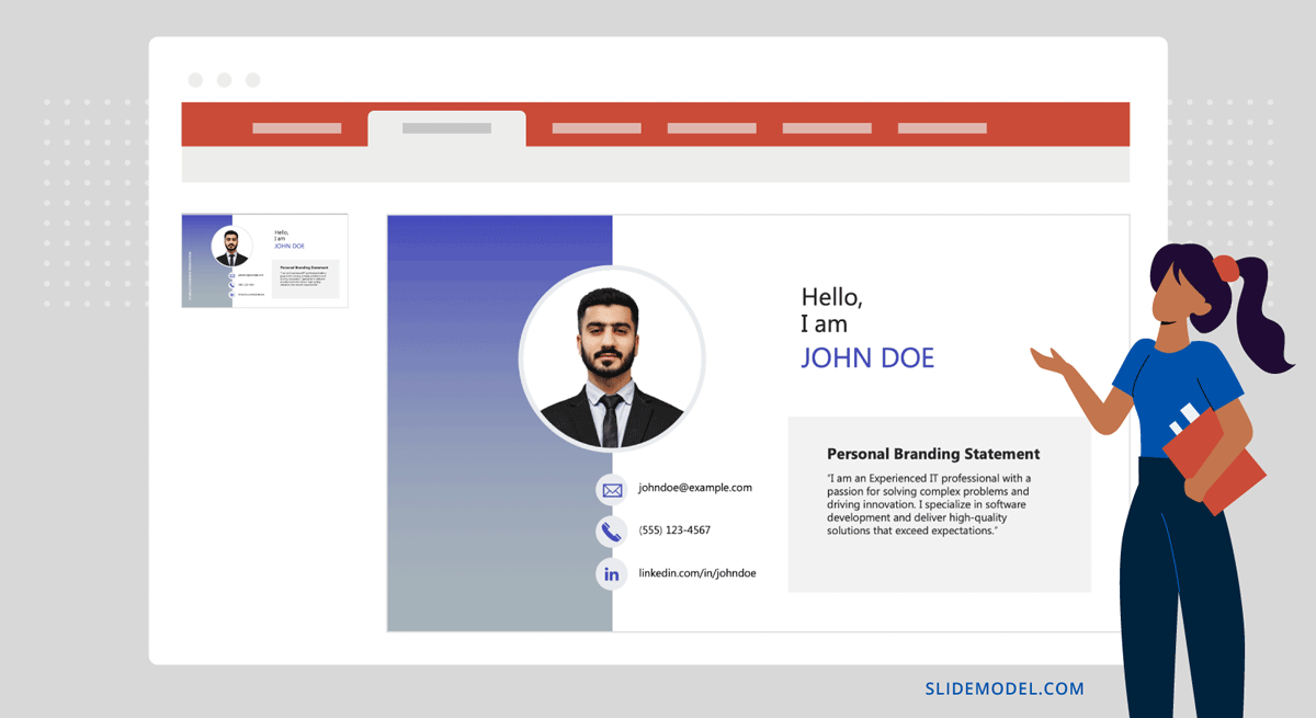 powerpoint presentation of your cv