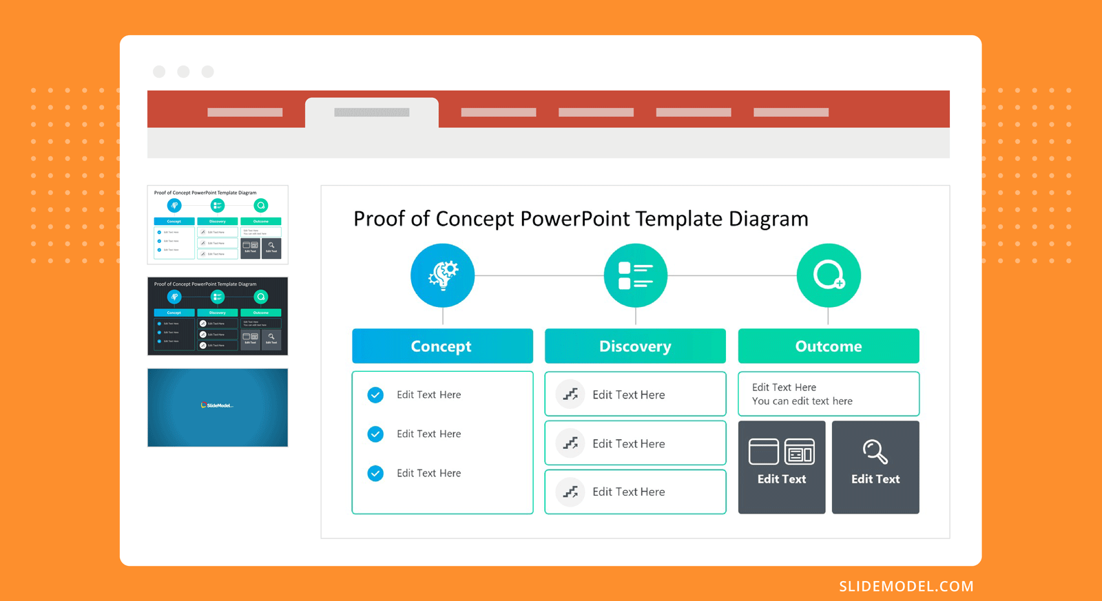 POC template - Proof of Concept Presentation template design for PowerPoint