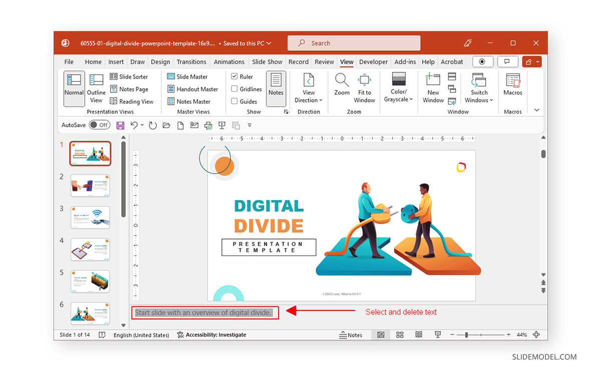 how to format powerpoint presentation