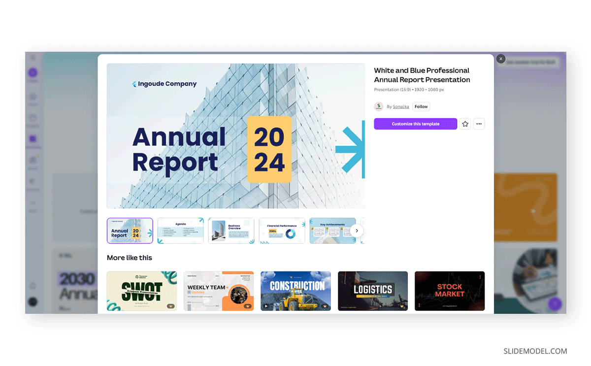 How to create a pitch deck in Canva