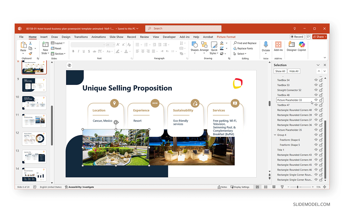 PowerPoint Selection Pane