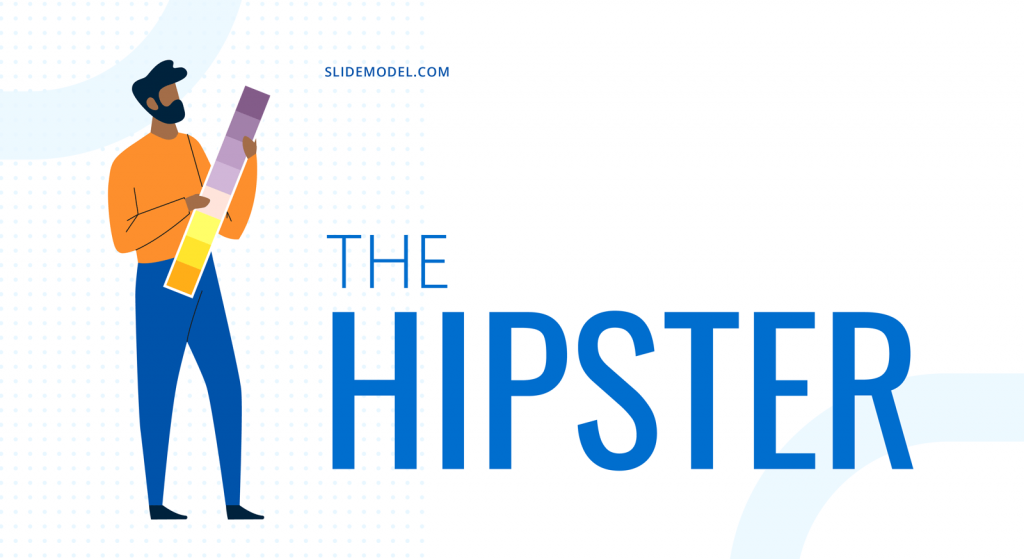 The Hipster Illustration personality 3H Model