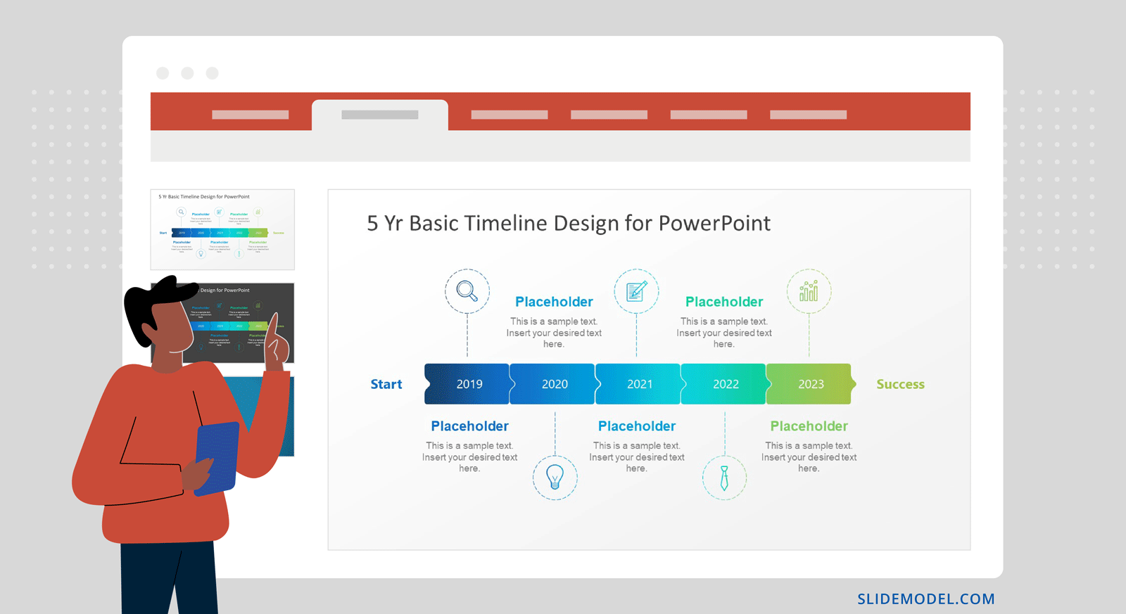 introducing a timeline in a 5-year plan