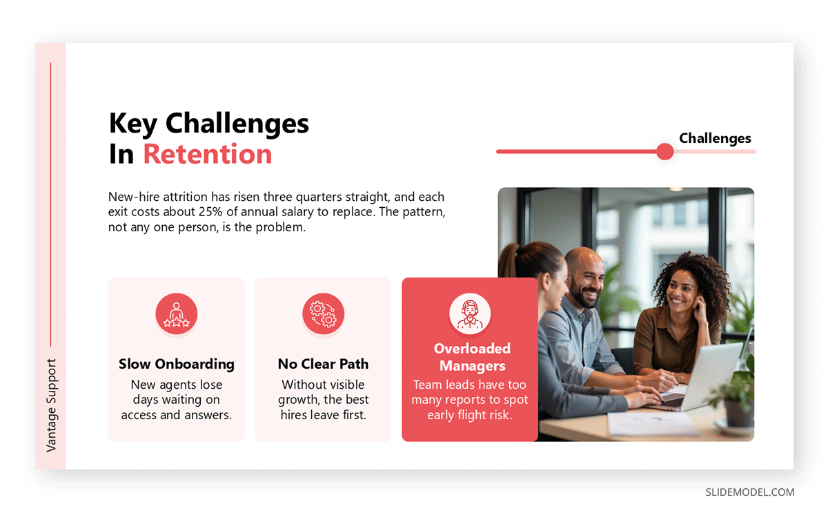 How to present challenges in a persuasive storytelling format
