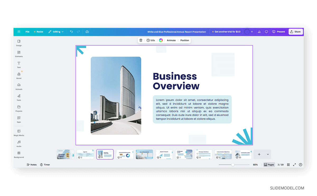 How to edit a Canva presentation