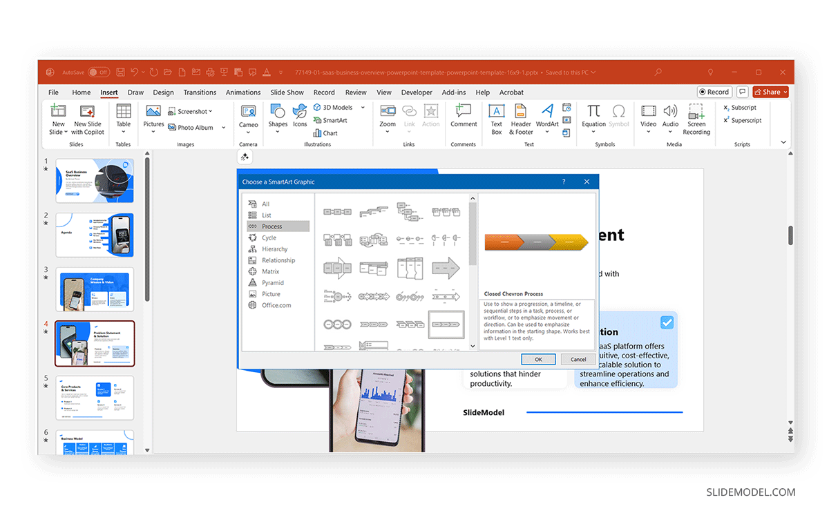 How to create breadcrumbs with SmartArt in PowerPoint