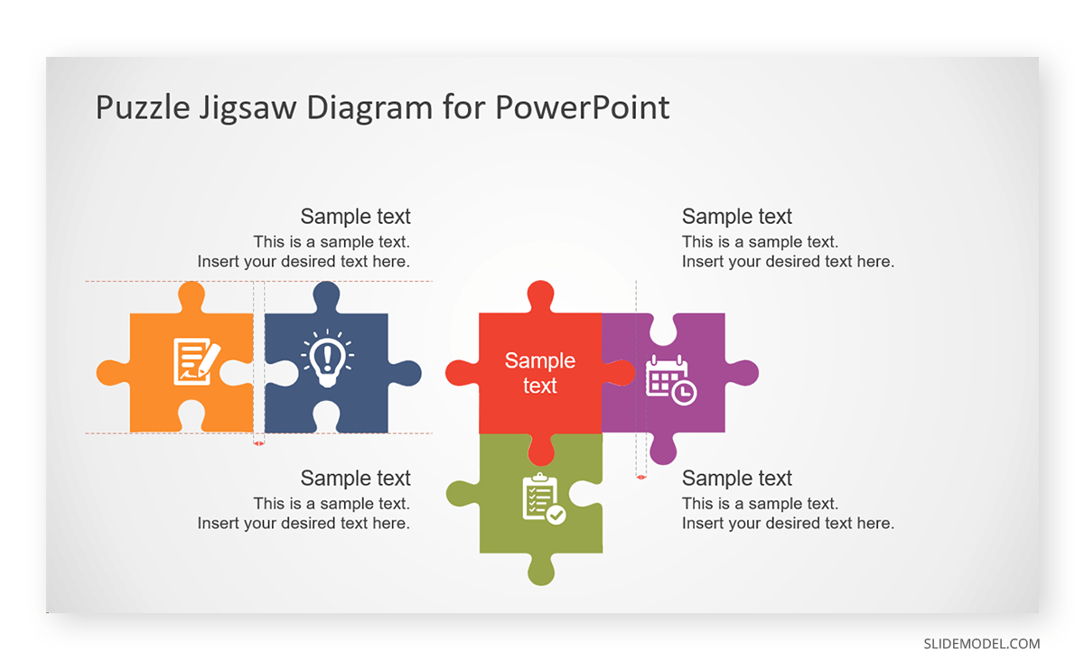 How to reposition puzzle pieces in PowerPoint