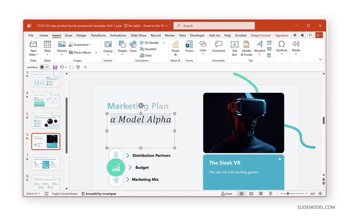 How to add a greek letter in PowerPoint via keyboard shortcut