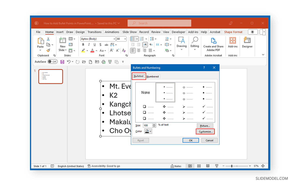 How To Add Bullet Points In PowerPoint
