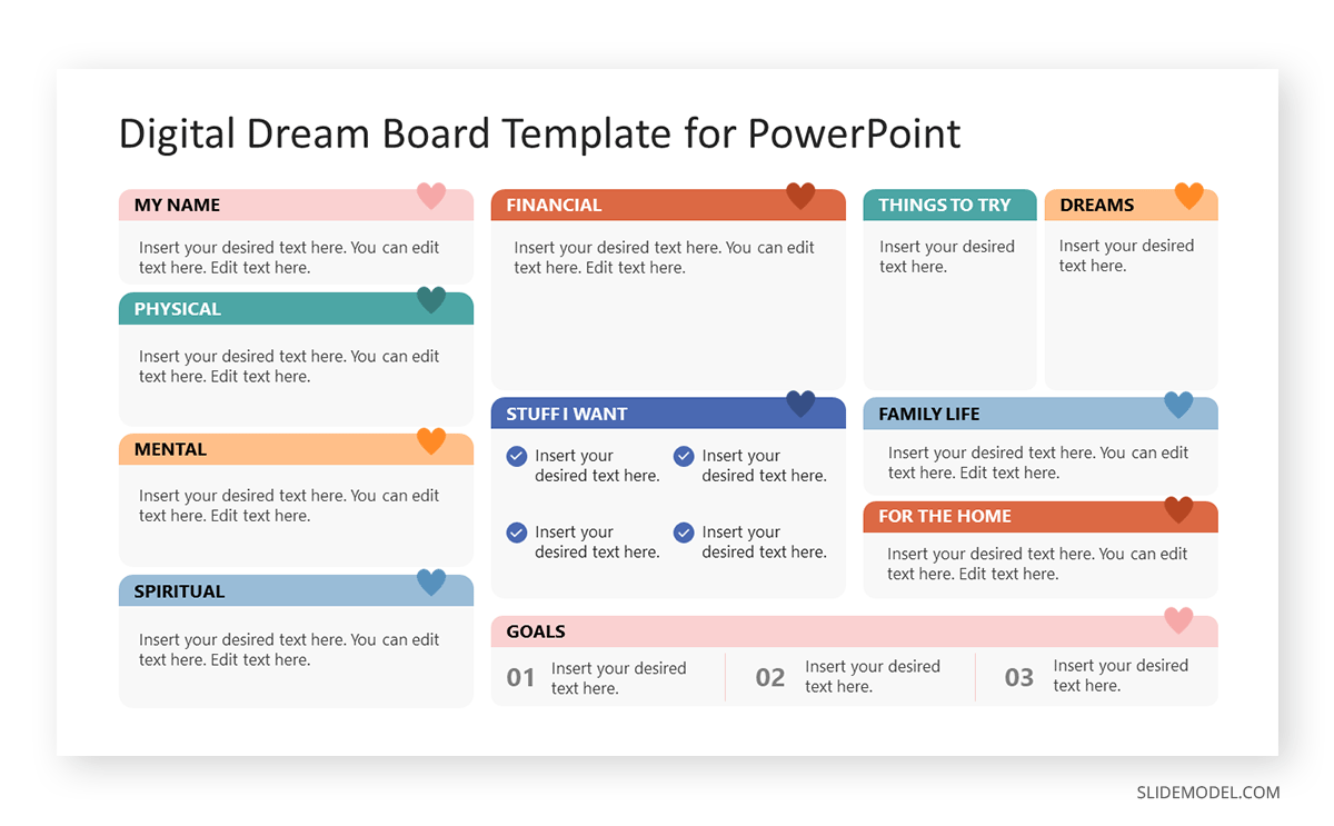 How to create a vision board with SlideModel templates