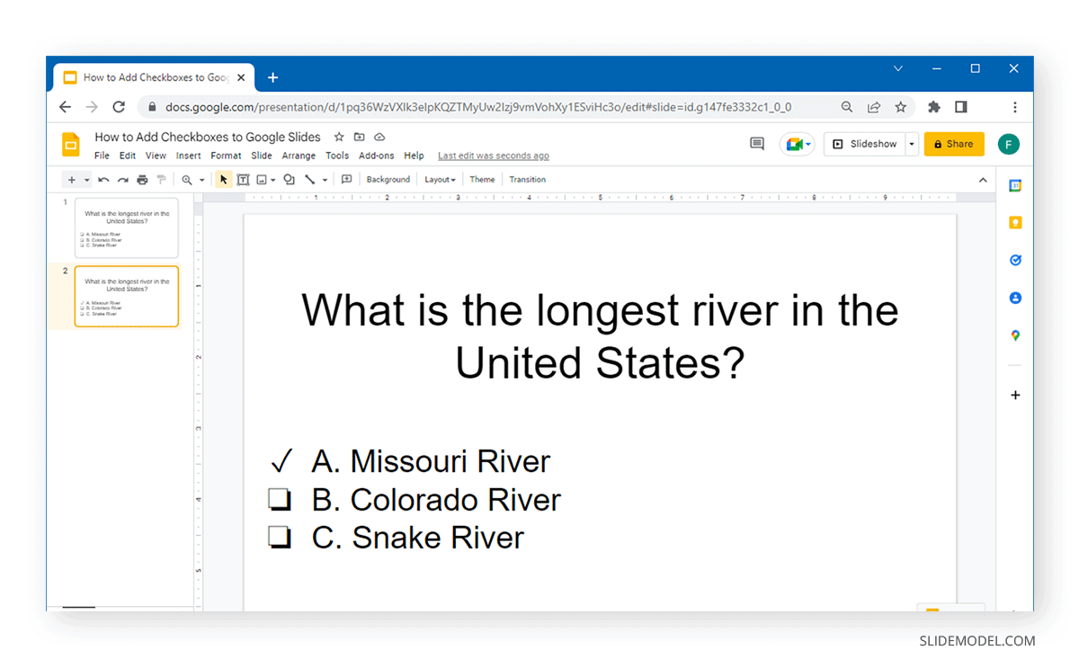 exemple de flashcard réalisé dans Google Slides