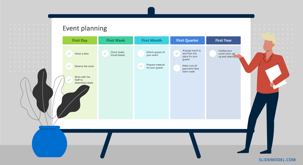 Event Planning Checklist template for PowerPoint