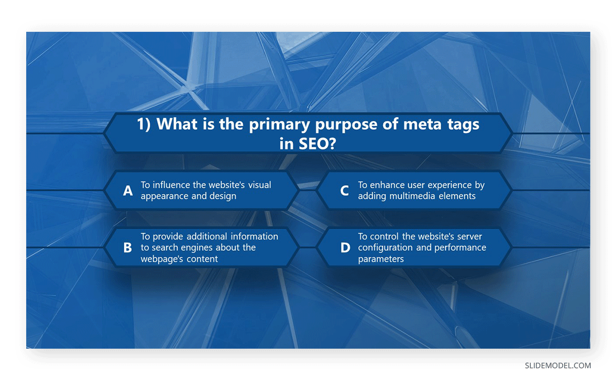 Assessment slide in Training Manual Template