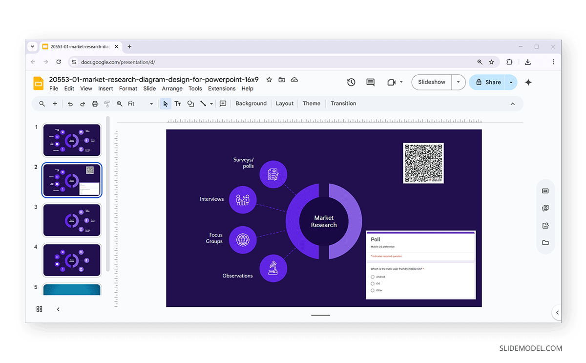How to visualize Google Polls in Google Slides