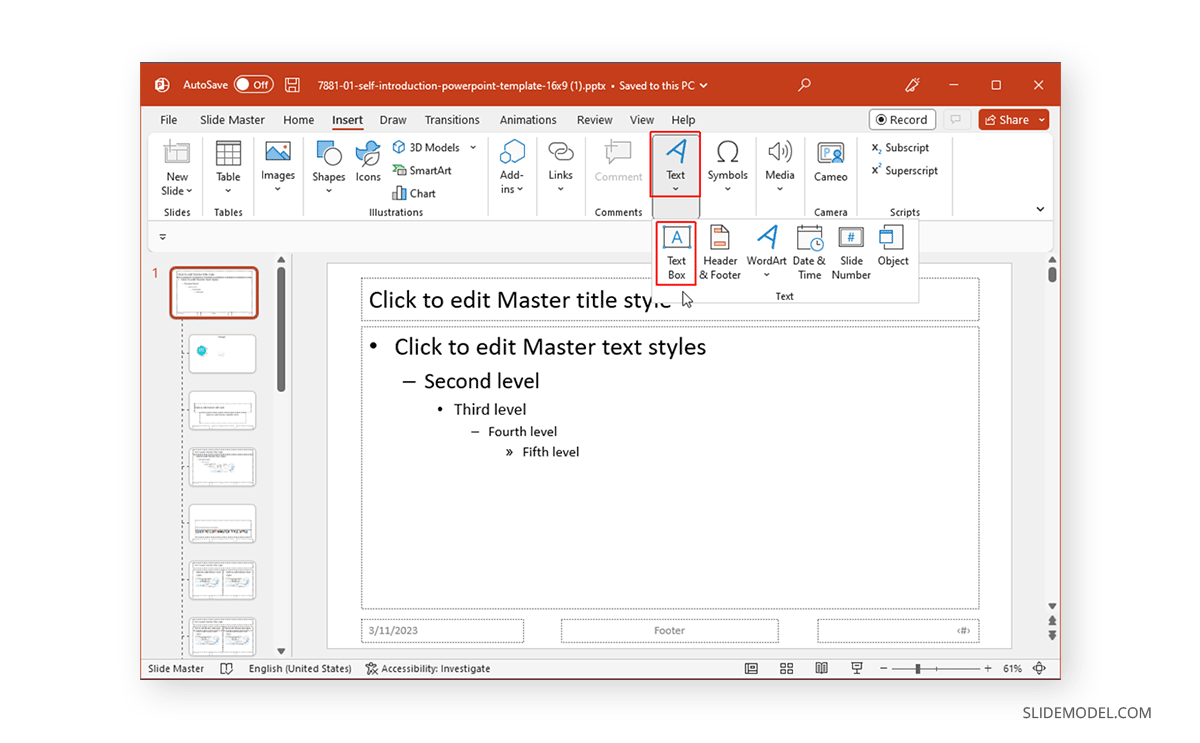Comment insérer un filigrane de texte dans PowerPoint