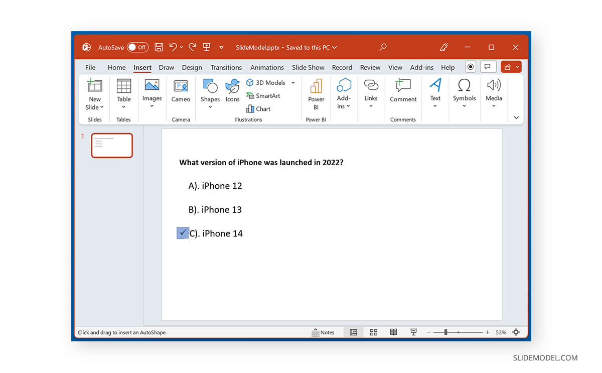 Shape overlay in PowerPoint