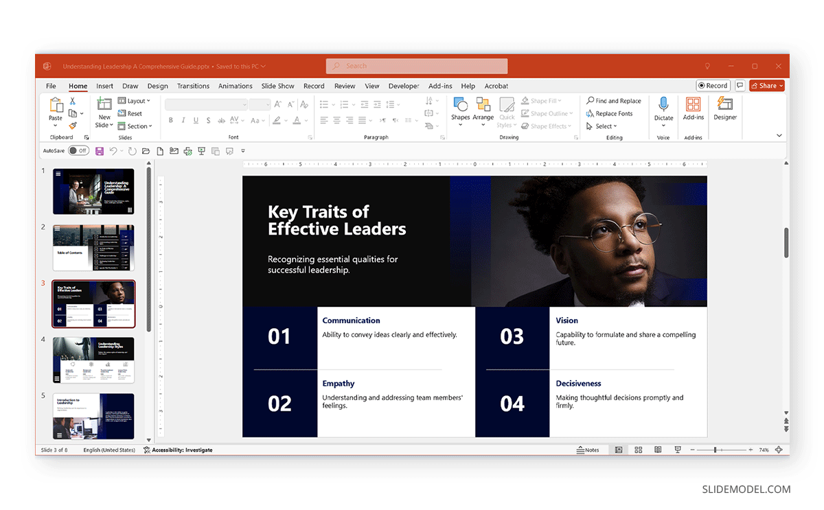 How to edit a SlideModel.ai presentation in PowerPoint