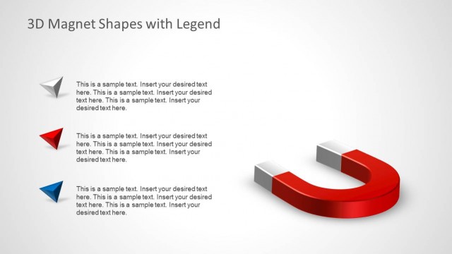 3D White and Red Bullets for PowerPoint