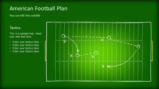 Football Super Bowl Game Plan Slide Design