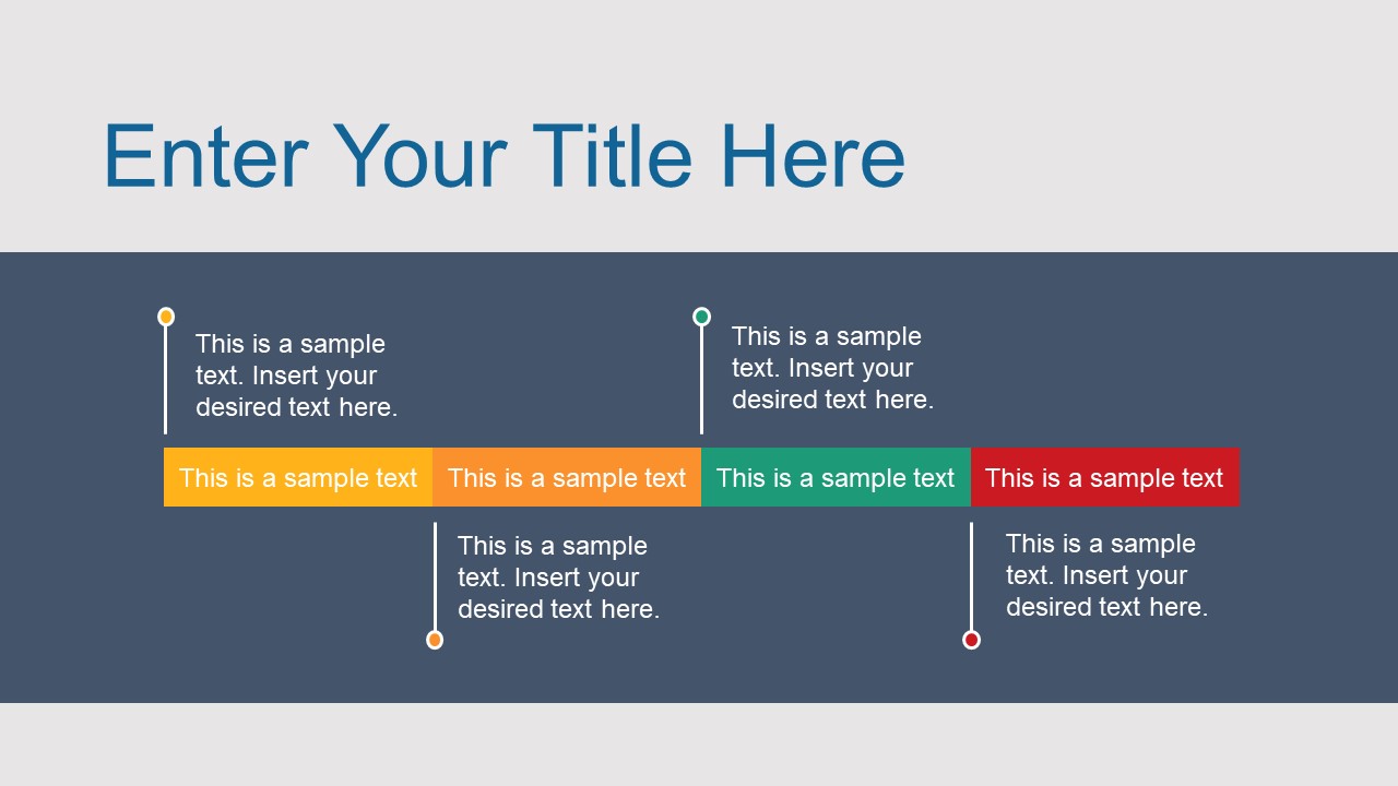 Simple Milestone Business Timeline