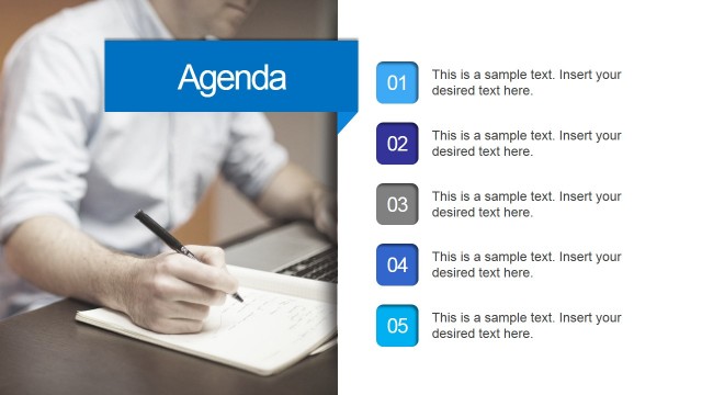 Agenda Template for Crowdfunding Presentation