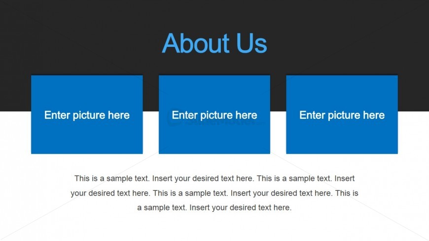 Template of About Us Section in Crowdfunding Presentation 