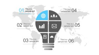 World Map Presentation Diagram