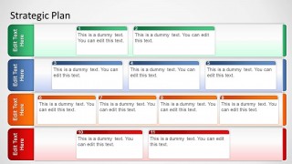 PowerPoint Template Four Sages Strategy Board