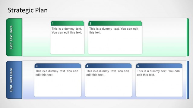 Two Stages Strategy Board for PowerPoint