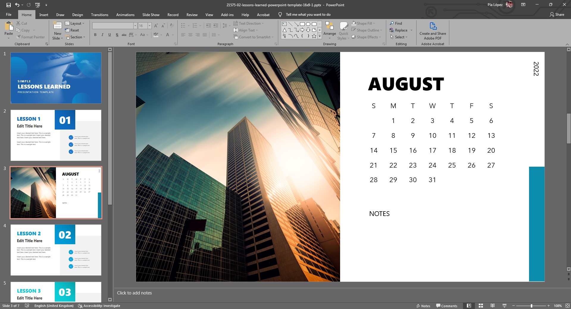 How To Insert a Calendar in PowerPoint Presentations