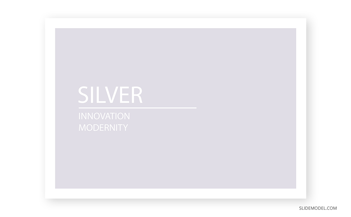 silver color psychology