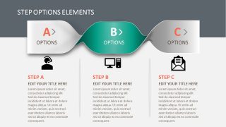 Slide of Three Options PowerPoint