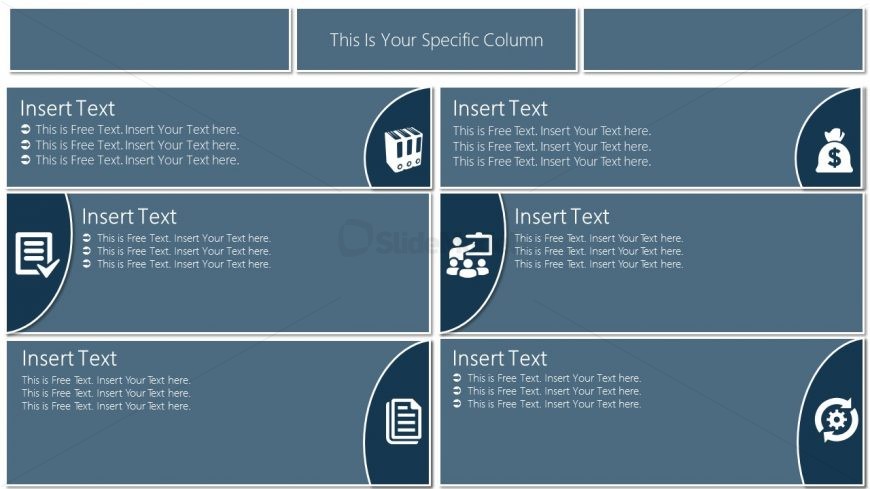 Infographic Table Presentation Design