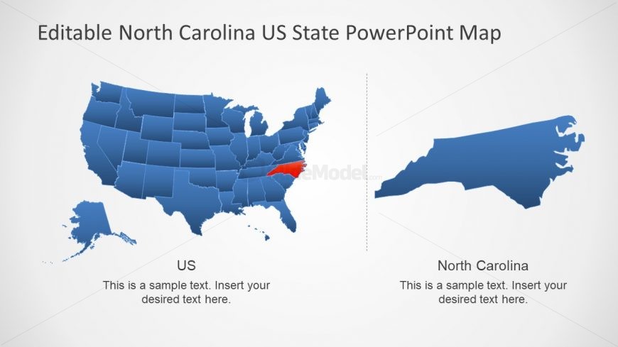 Blue United States Map Zoom