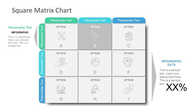 Editable PPT Matrix Design
