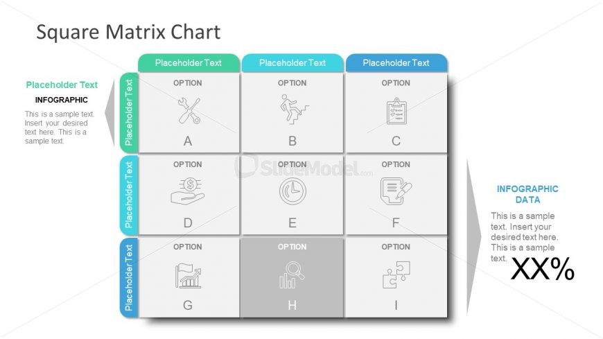 Strategy presentation Matrix Template