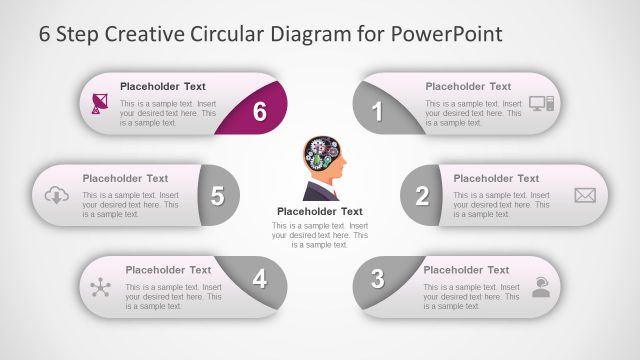 Infographic Machinery Gear and Brain PPT