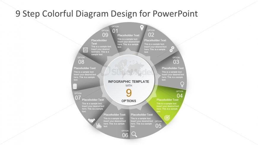 Slide Segment Colorful Infographic