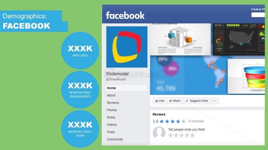 Slide of Social Media Advertisement