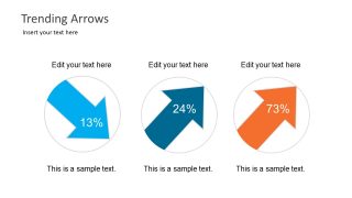 Slide of 3 Stats Arrow