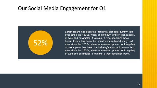 Social Engagement PowerPoint Layout