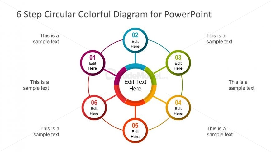 Colorful Circular Template Cycle