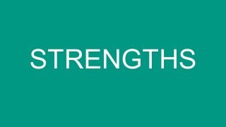 Zoom Effect SWOT Strength Segment